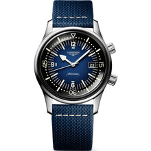 Load image into Gallery viewer, Longines Legend Diver L37744902 Automatic Blue Leather 42mm