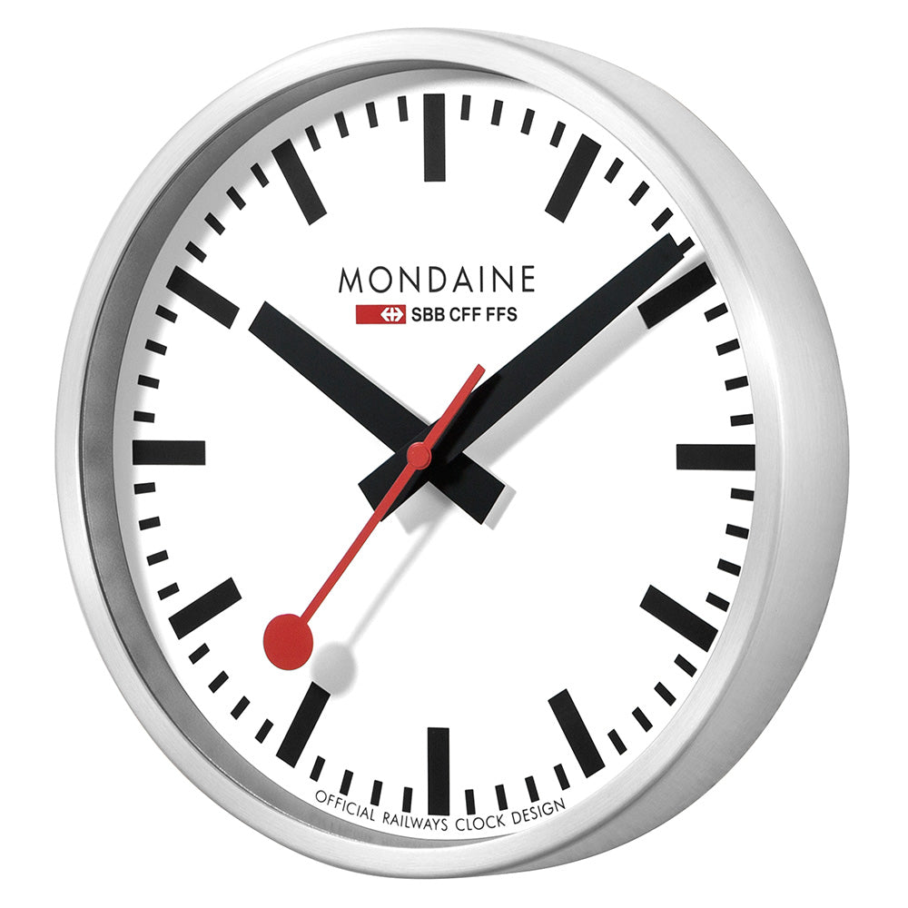 Mondaine A995CLOCK16SBB 40cm Aluminium Wall Clock