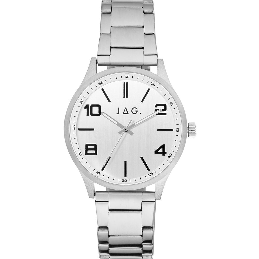 Jag J2682A Mitchell II Silver Tone Mens Watch