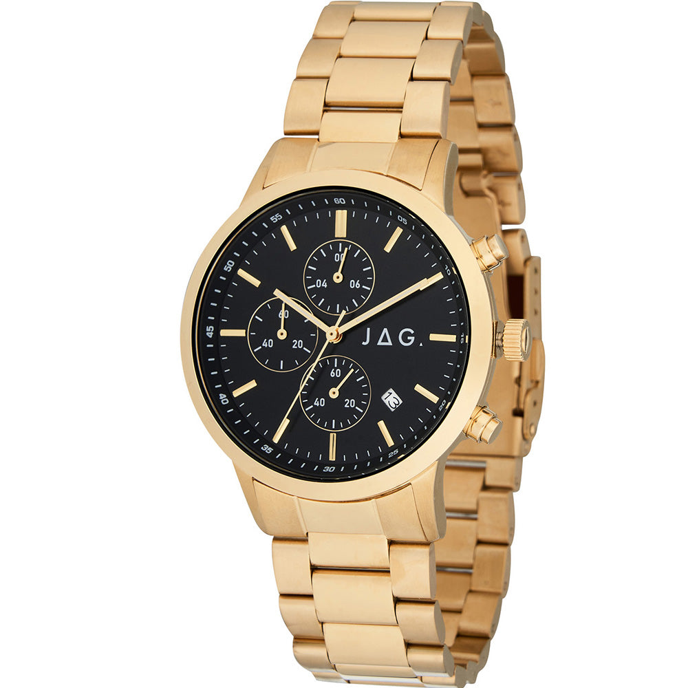 Jag J2689A Gold Tone Mens Watch