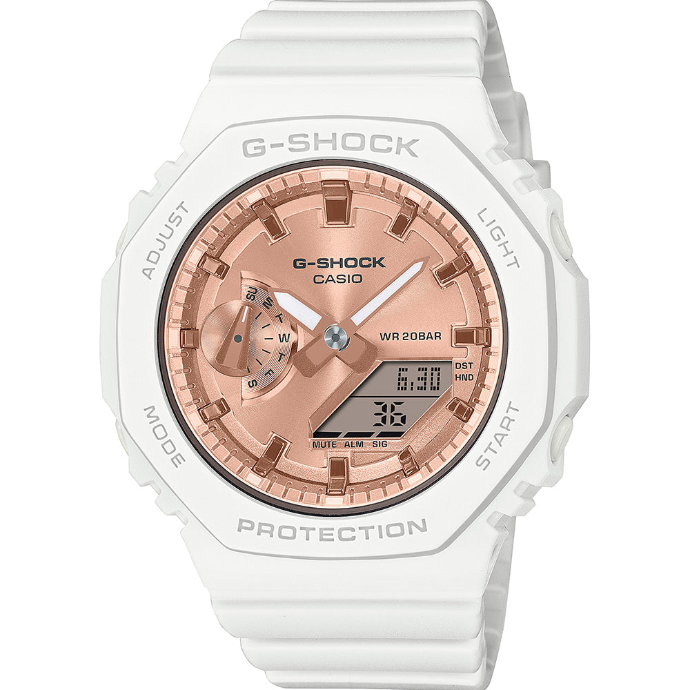 G-Shock GMAS2100MD-7 Pink Gold Metallic Dial Watch