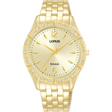 Load image into Gallery viewer, Lorus RG268WX9 Stone Set Gold Tone Womens Watch