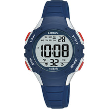 Load image into Gallery viewer, Lorus R2363PX9 Digital Blue Silicone Kids Watch