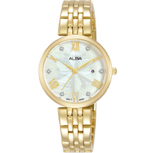 Load image into Gallery viewer, Alba AH7Z76X1 Champagne Dial Stianless Steel Womens 29mm