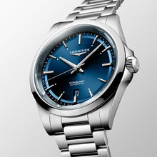Load image into Gallery viewer, Longines L38304926 Conquest Automatic Stainless Steel Mens Watch