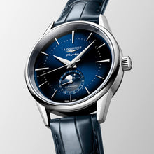 Load image into Gallery viewer, Longines L48154922 Flagship Heritage Blue Leather Mens Watch