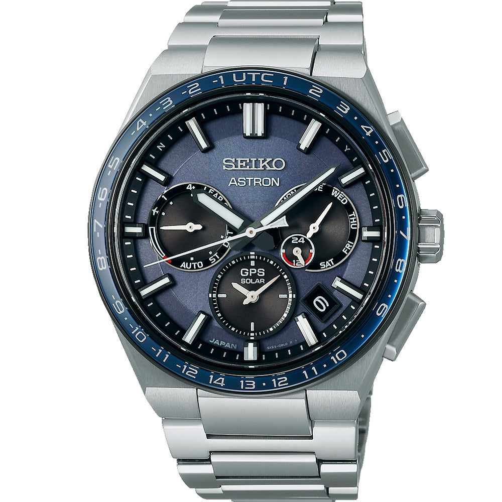 Seiko SSH109J Astron GPS Solar Chronograph Mens Watch