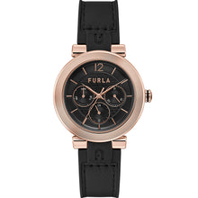 Load image into Gallery viewer, Furla Block WW00011002L3 Multifunction Black Leather Ladies Watch