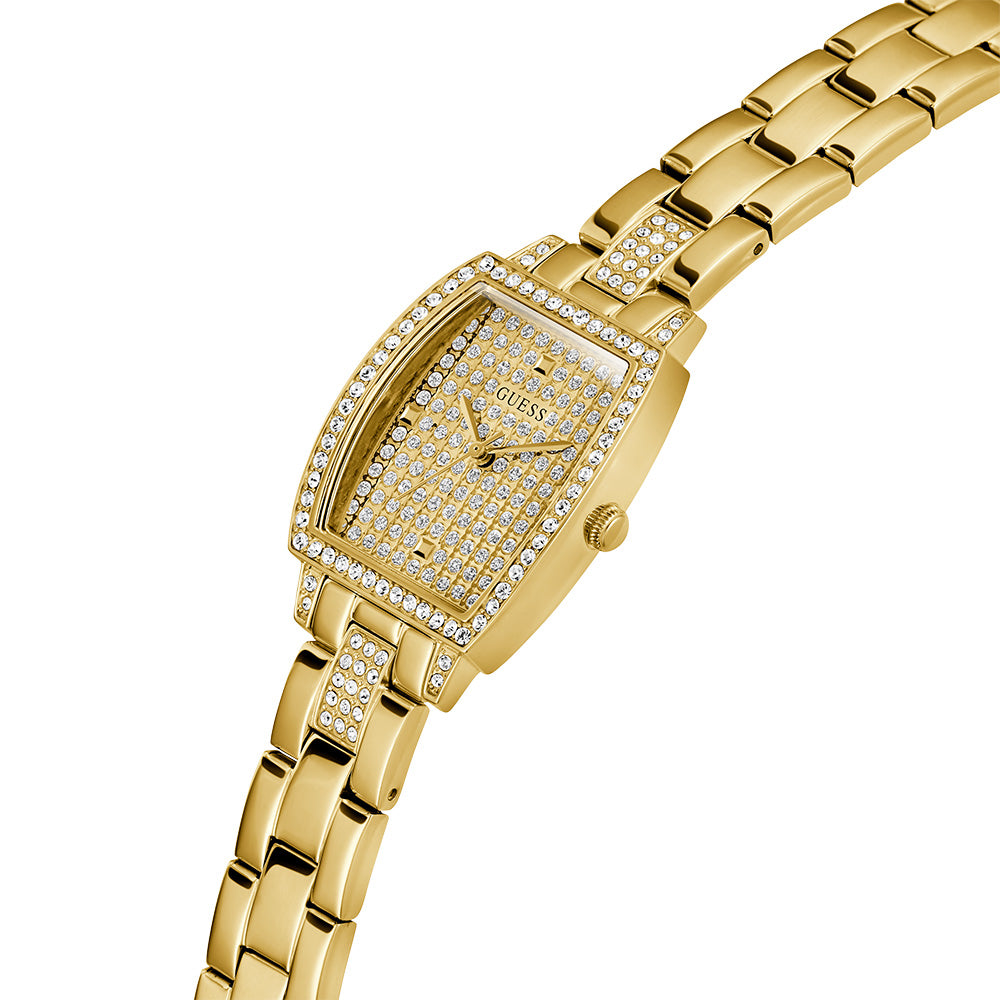 Guess GW0611L2   Brilliant Gold Crystal Ladies Watch