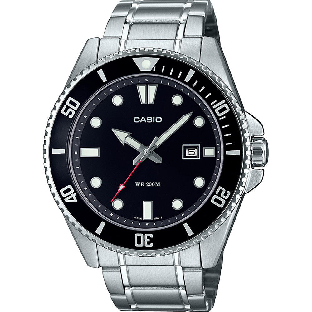 Casio MDV107D-1A1 Stainless Steel Diver Watch