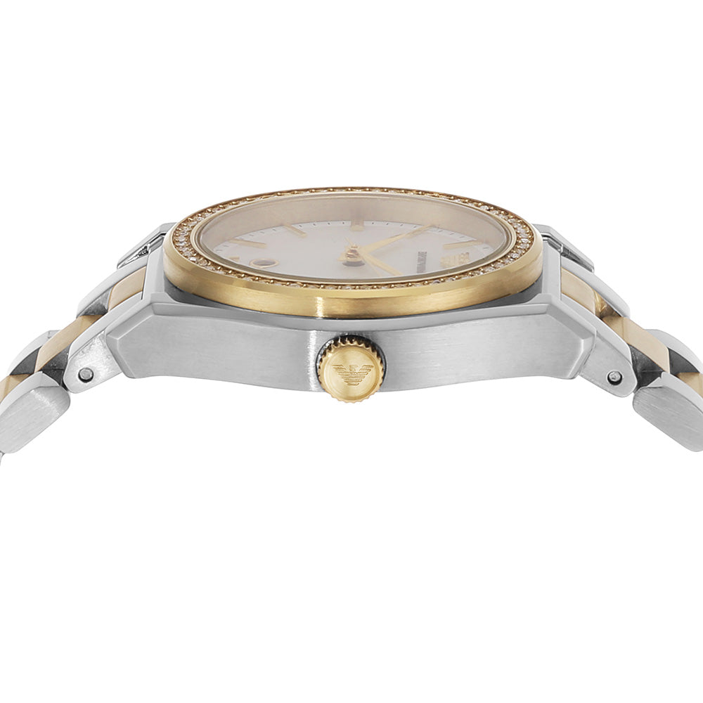 Emporio Armani AR11559 Federica Two Tone Womens Watch