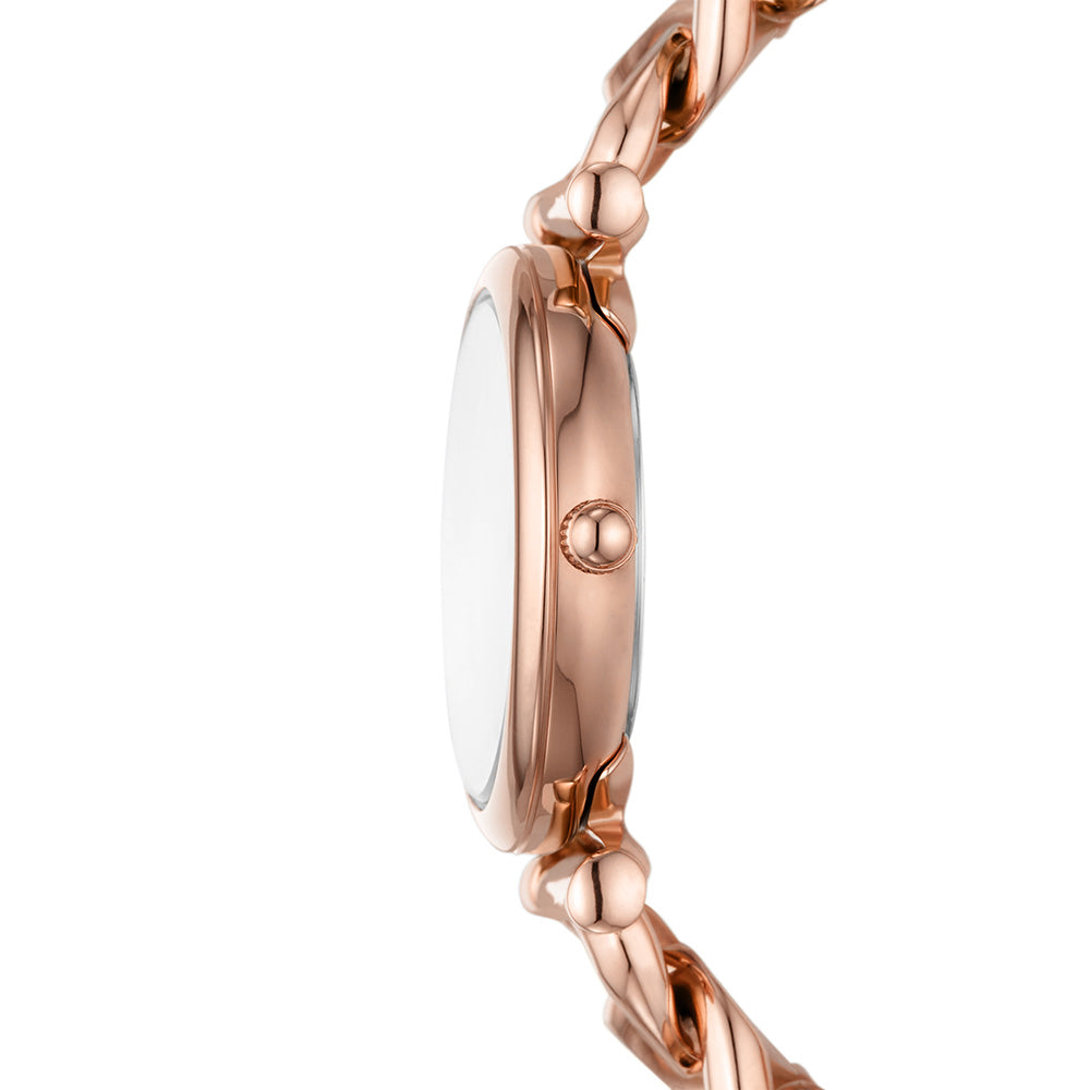 Fossil FS5330 Carlie Rose Gold Ladies Watch Grahams Jewellers
