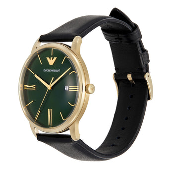 Emporio Armani AR11601 Minimalist Mens Leather Watch