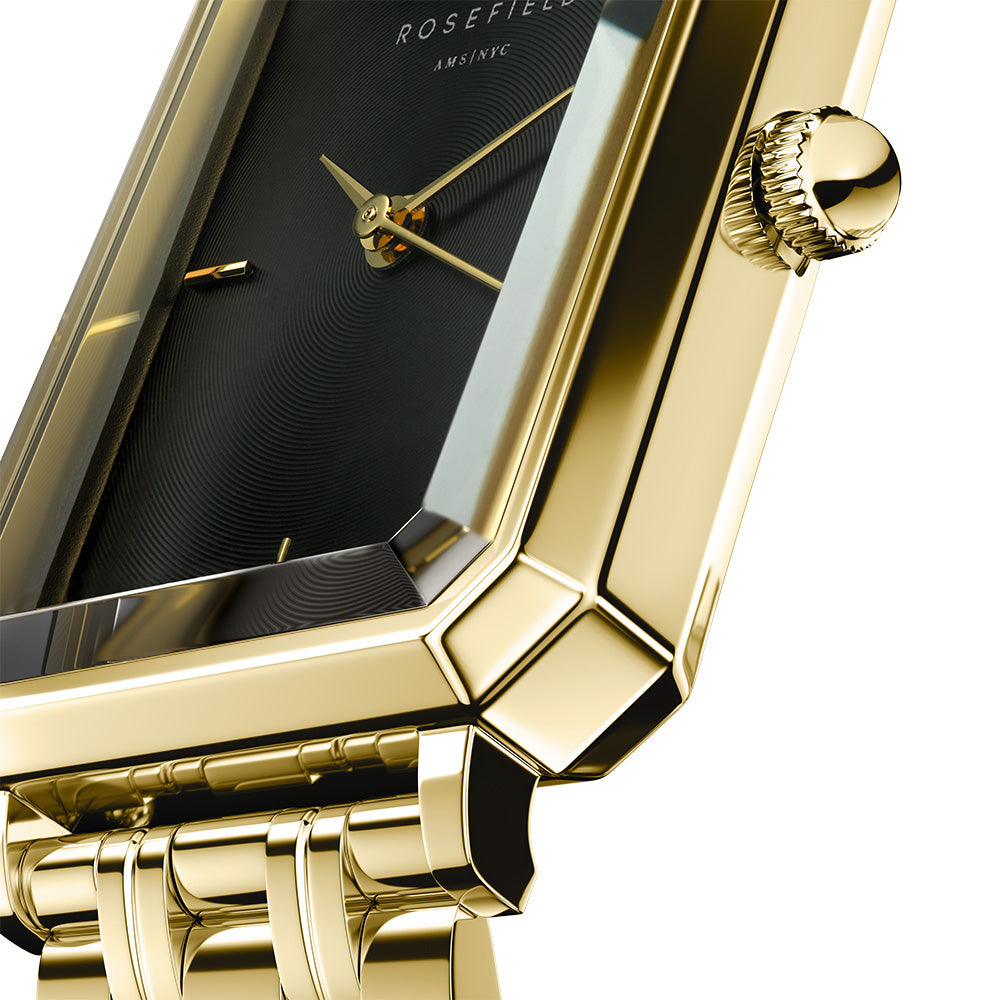 Rosefield OBGSG-O61 Octagon XS Gold Tone Ladies Watch