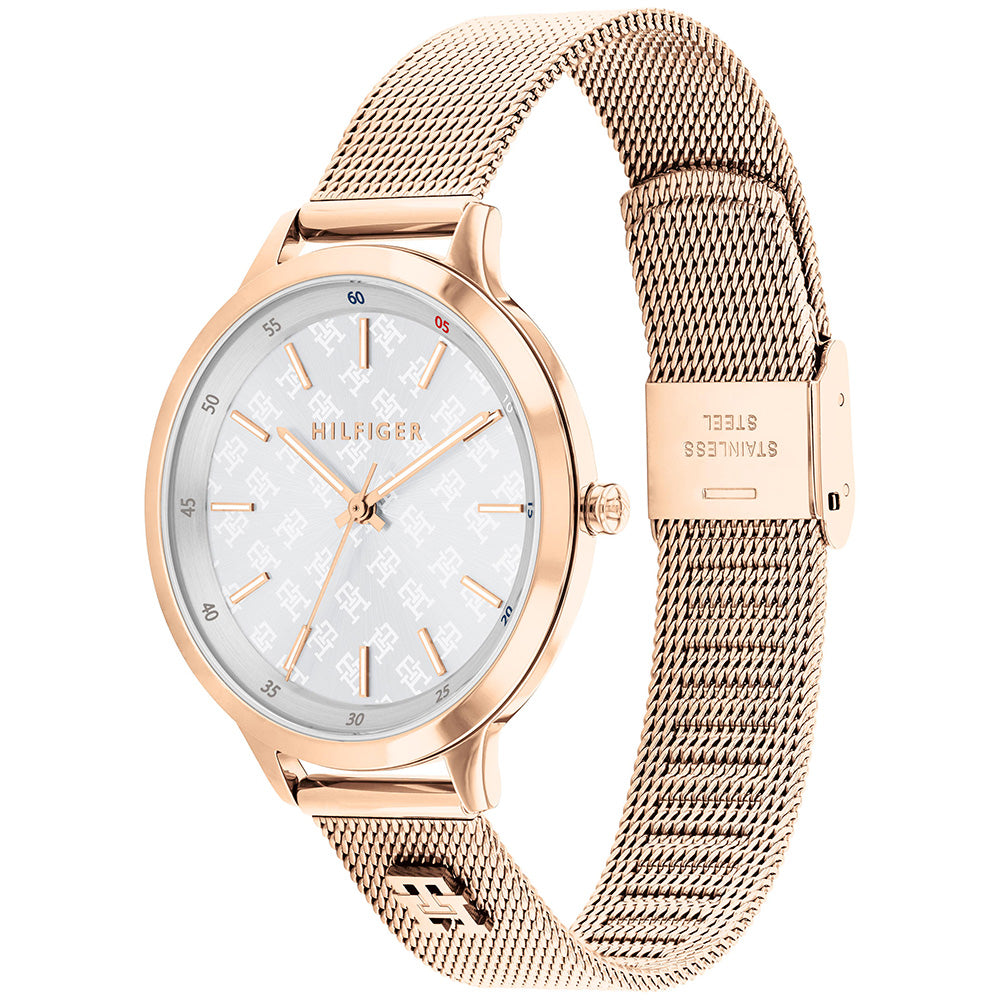 Tommy Hilfiger 1782616 Iris Rosegold Ladies Mesh Watch