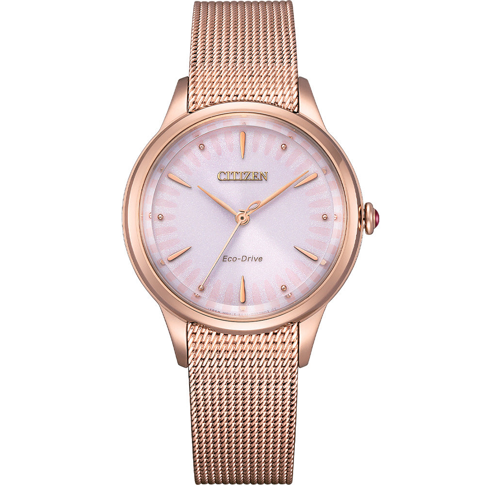 Citizen Eco-Drive EM0819-80X Rose Gold Tone Ladies Watch