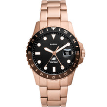 Load image into Gallery viewer, Fossil Blue FS6027 Rose Gold Tone Mens Watch