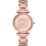 Fossil ES5317 Carlie Rose Gold Ladies Watch