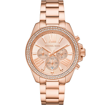 Michael Kors MK7430 Wren Rose Gold Chronograph Ladies Watch