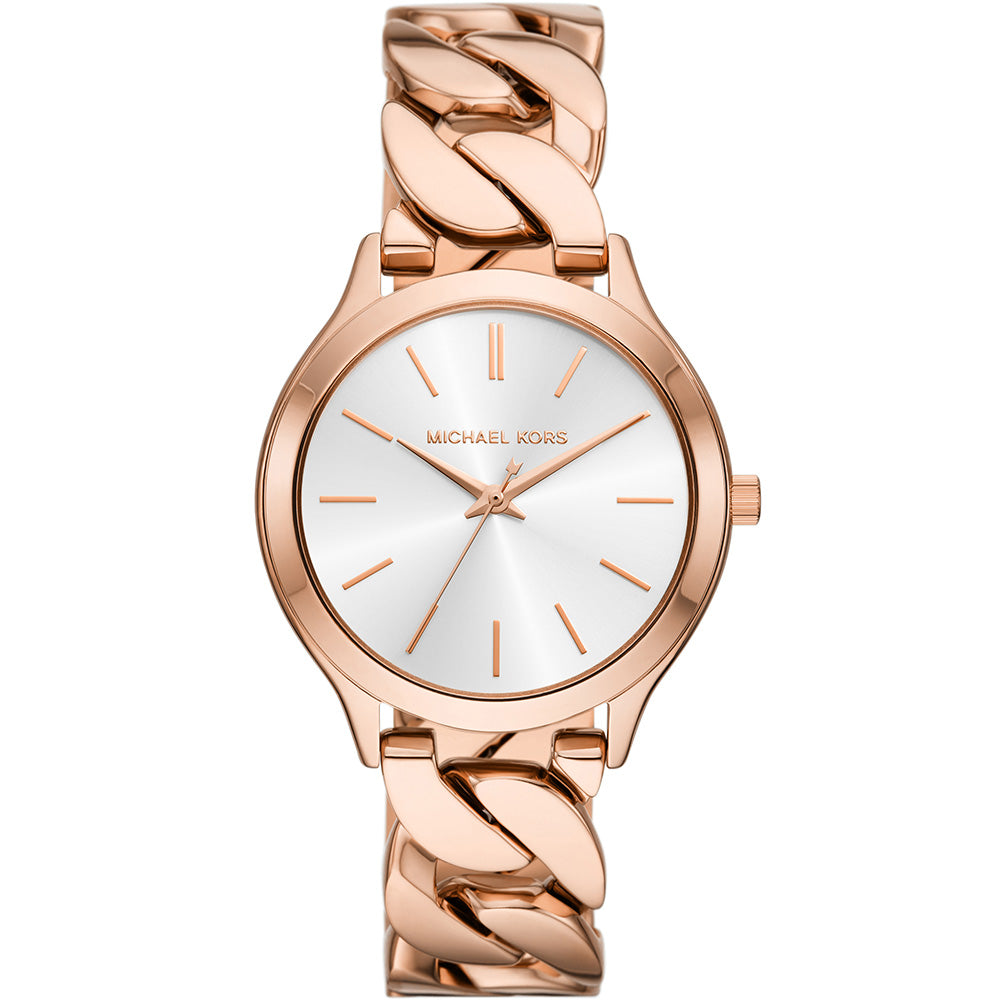 Michael Kors MK7473 Slim Runway Rose Gold Ladies Watch Grahams