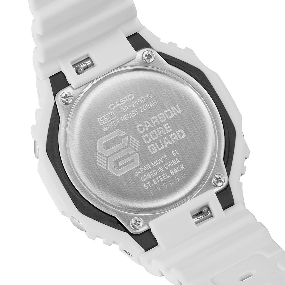 G-Shock GA2100-7A7 One-Tone Gradation White Watch