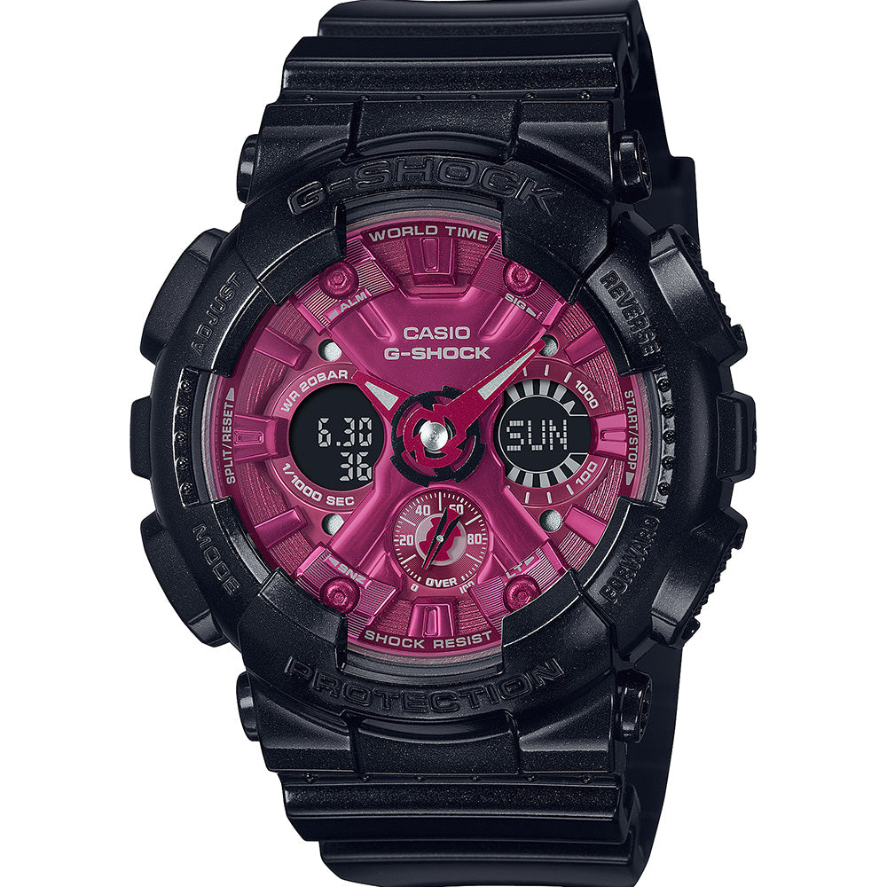 G-Shock GMAS120RB-1A Black & Red Watch