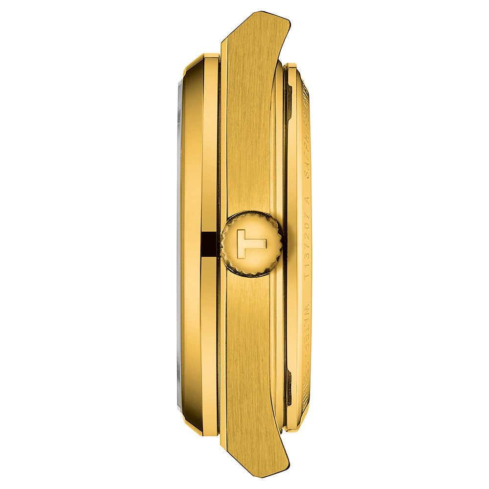Tissot T1372073302100 PRX Powermatic 80 Gold Ladies Watch