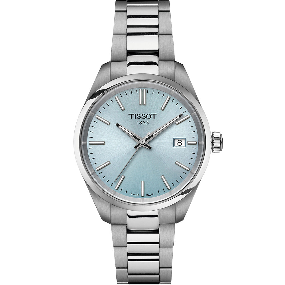 Tissot T1502101135100 PR 100 Light Blue Ladies Watch