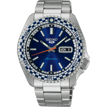 Seiko 5 SRPK65K Special Edition Retro Checker Flag
