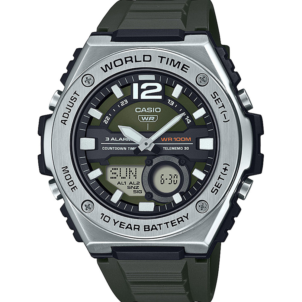 Casio MWQ100-3A World Time Watch