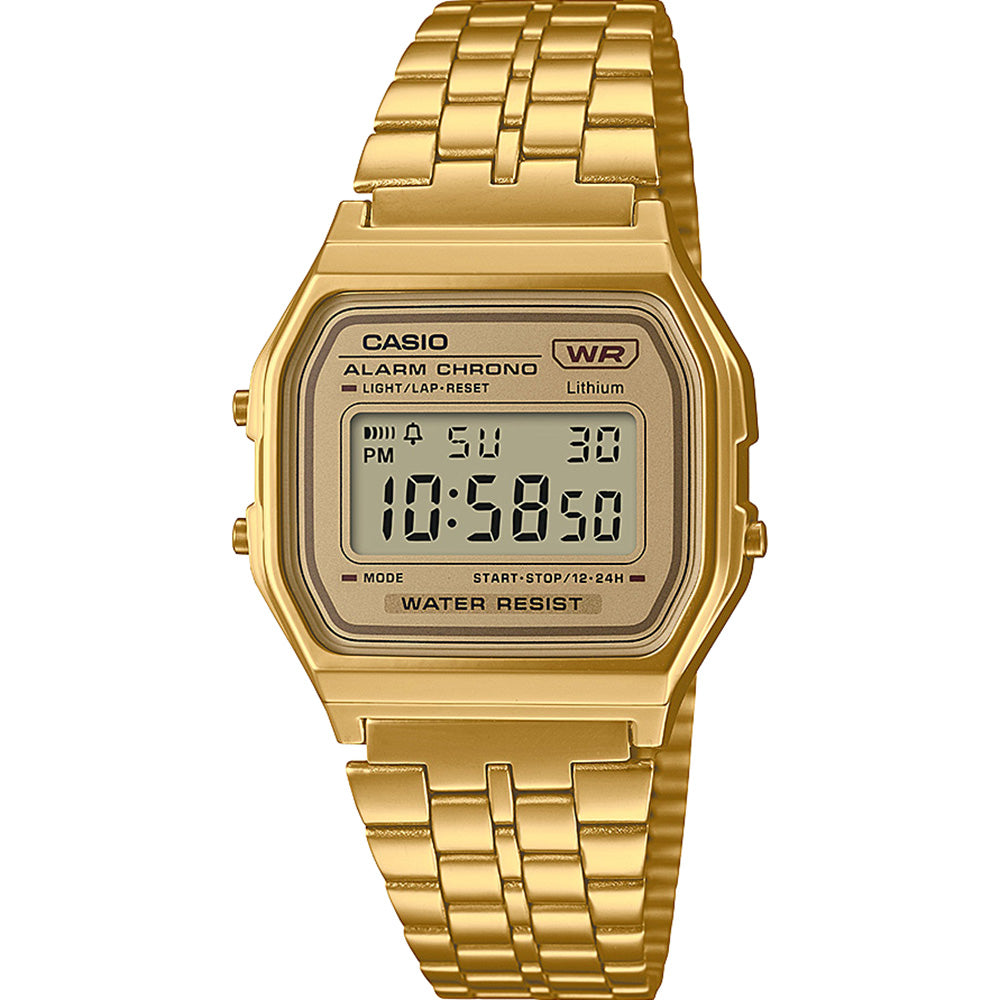 Casio A158WETG-9A Vintage Gold Digital Watch