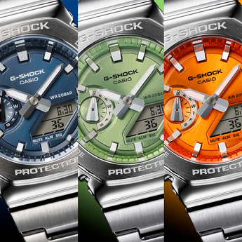 G-Shock GM2110D-2B G-Steel Metal Covered 'CasiOak'