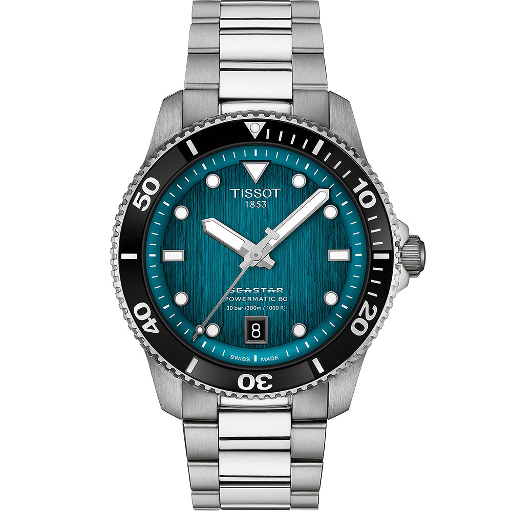 Tissot T1208071109100 Seastar 1000 Powermatic 80 Watch