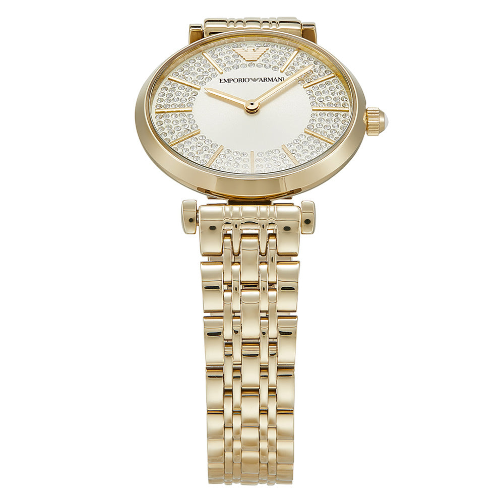 Emporio Armani AR11608 Gianni T-Bar Gold Watch