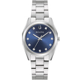Bulova Classic Surveyor 96P229 Diamond Set
