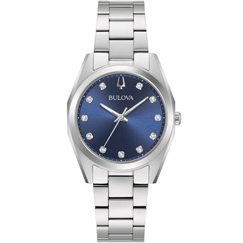 Bulova Classic Surveyor 96P229 Diamond Set