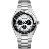 Harison Santos XS574-SBW Stainless Steel Watch with Decorative Sub Dials