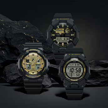 G-Shock Black & Gold GA010GB-1A9