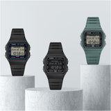 Casio Digital Bluetooth Step Tracker FB100W-1B