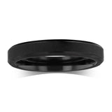 Zirconium 4mm Gents Ring 2mm Thick Standard Fit Size X