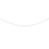 Sterling Silver 35 Gauge 45cm Ball Station Snake Chain