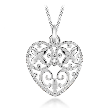 E6_FILIGREE HEART PENDANT SS