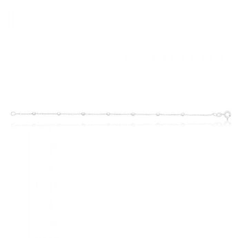 Sterling Silver 19cm Fancy Ball Bracelet