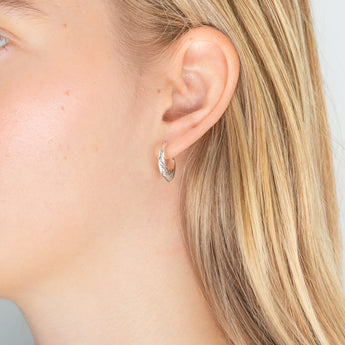 Sterling Silver Creole Hoop Earrings