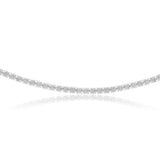 Sterling Silver 1/4 Carat Diamond Fancy 20.5cm Bracelet