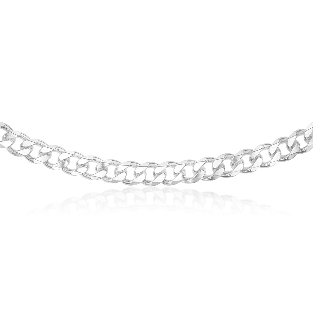 Sterling Silver Curb 400 Gauge 55cm Chain