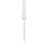 Thomas Sabo Engrav Slim Tag Cubic Zirconia On 40-45cm Chain