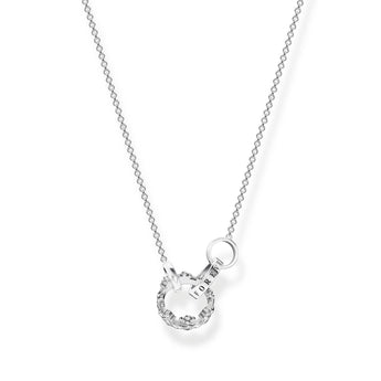 Thomas Sabo Kingdom Sterling Silver Small Crown 40-45cm Chain