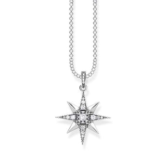Thomas Sabo Kingdom Sterling Silver CZ Star 40-45cm Chain