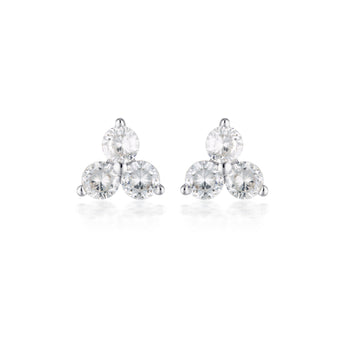 Georgini Sterling Silver Tia Stud Earrings
